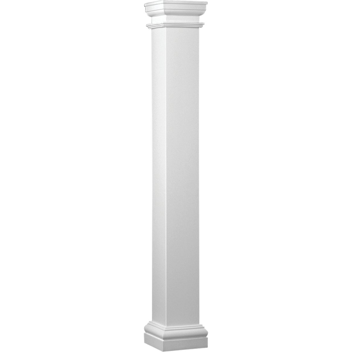 Crown Column Duralite 6 In. x 8 Ft. Smooth White Fiberglass Column