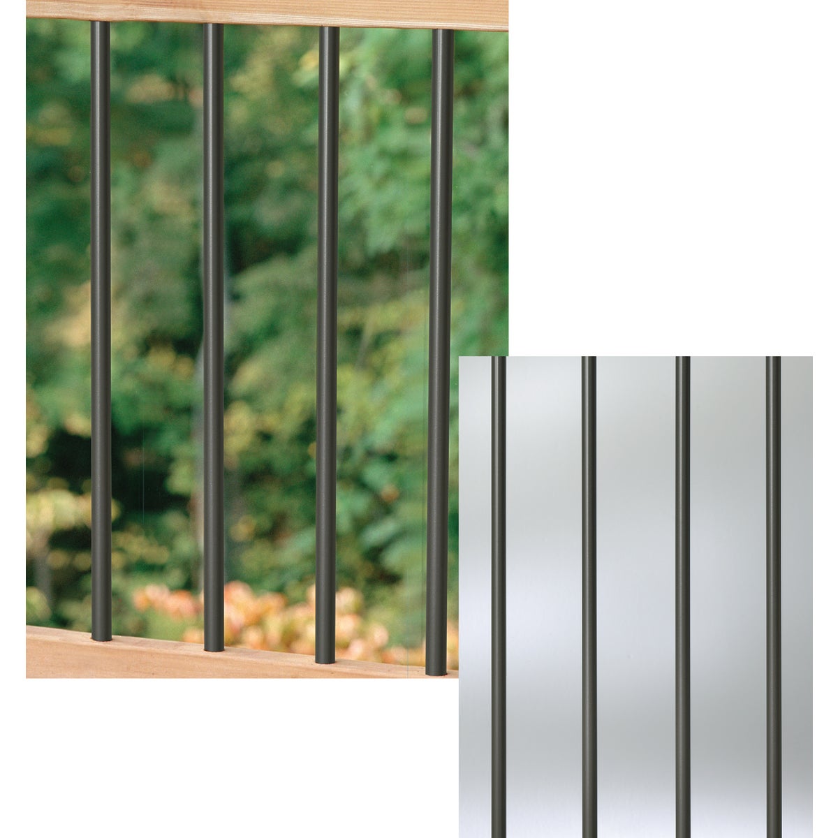 Deckorators 26 In. Bronze Aluminum Classic Baluster (10-Pack)