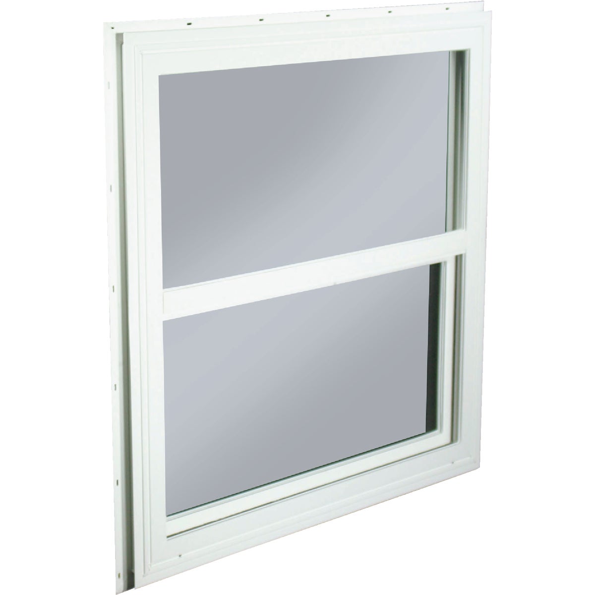 Northview 29-1/2 In. W. x 29-1/2 In. H. White PVC Traditional Single Glazed Single Hung Window