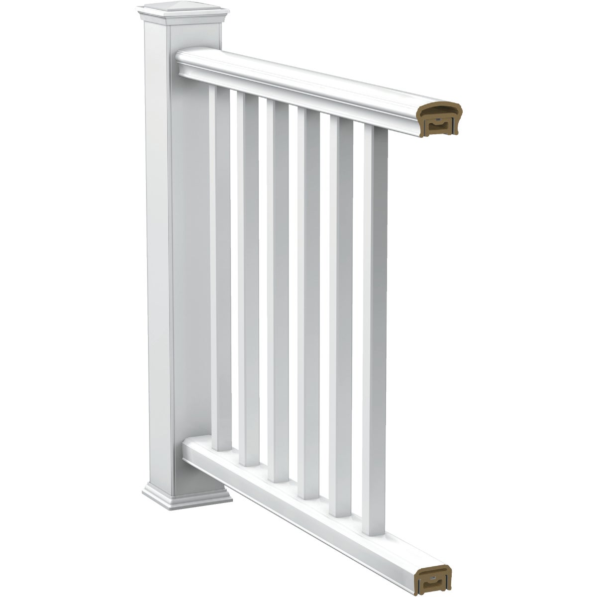 Deckorators CXT 8 Ft. White Square Railing Kit