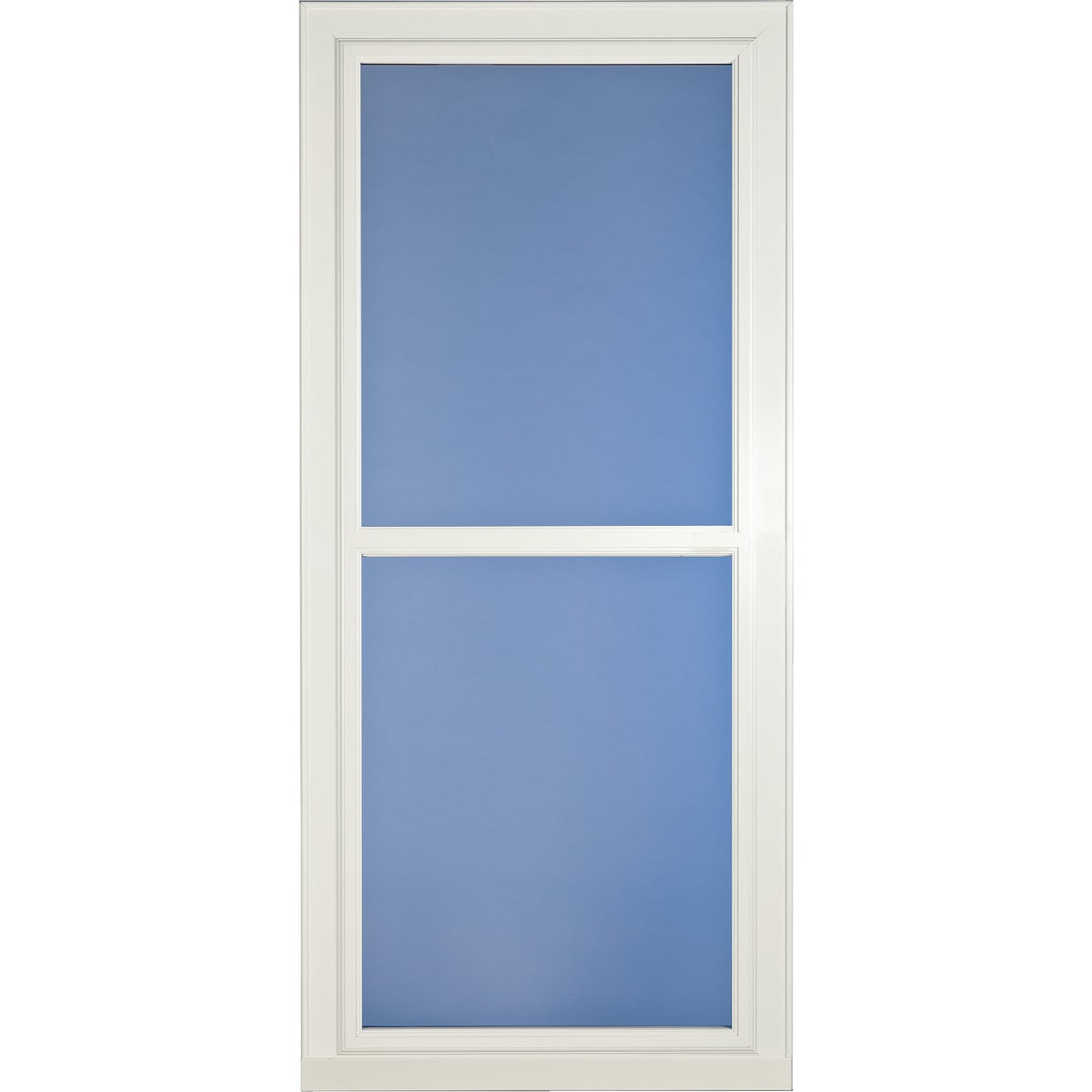 Larson Easy Vent 146 Series 36 In. W x 81 In. H x 1-7/8 In. Thick White Full View Aluminum Storm Door