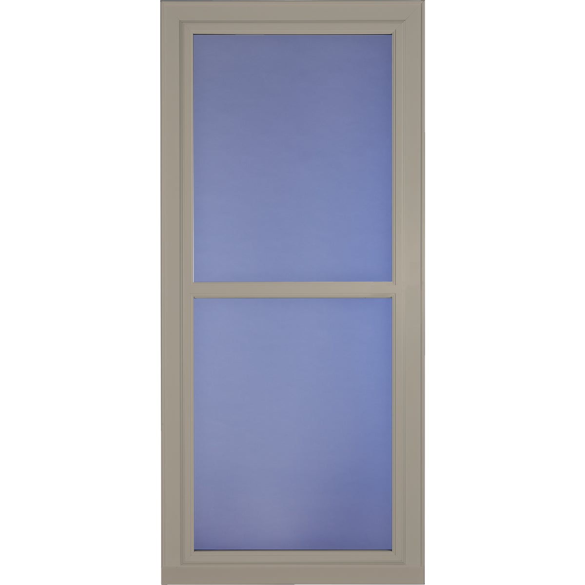 Larson Easy Vent 146 Series 36 In. W x 81 In. H x 1-7/8 In. Thick Sandstone Full View Aluminum Storm Door