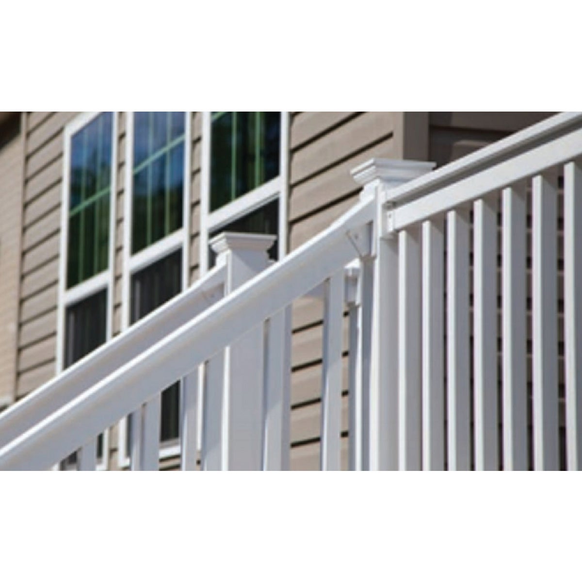 RDI Finyl Line White Vinyl Stair Rail Bracket (2-Pack)