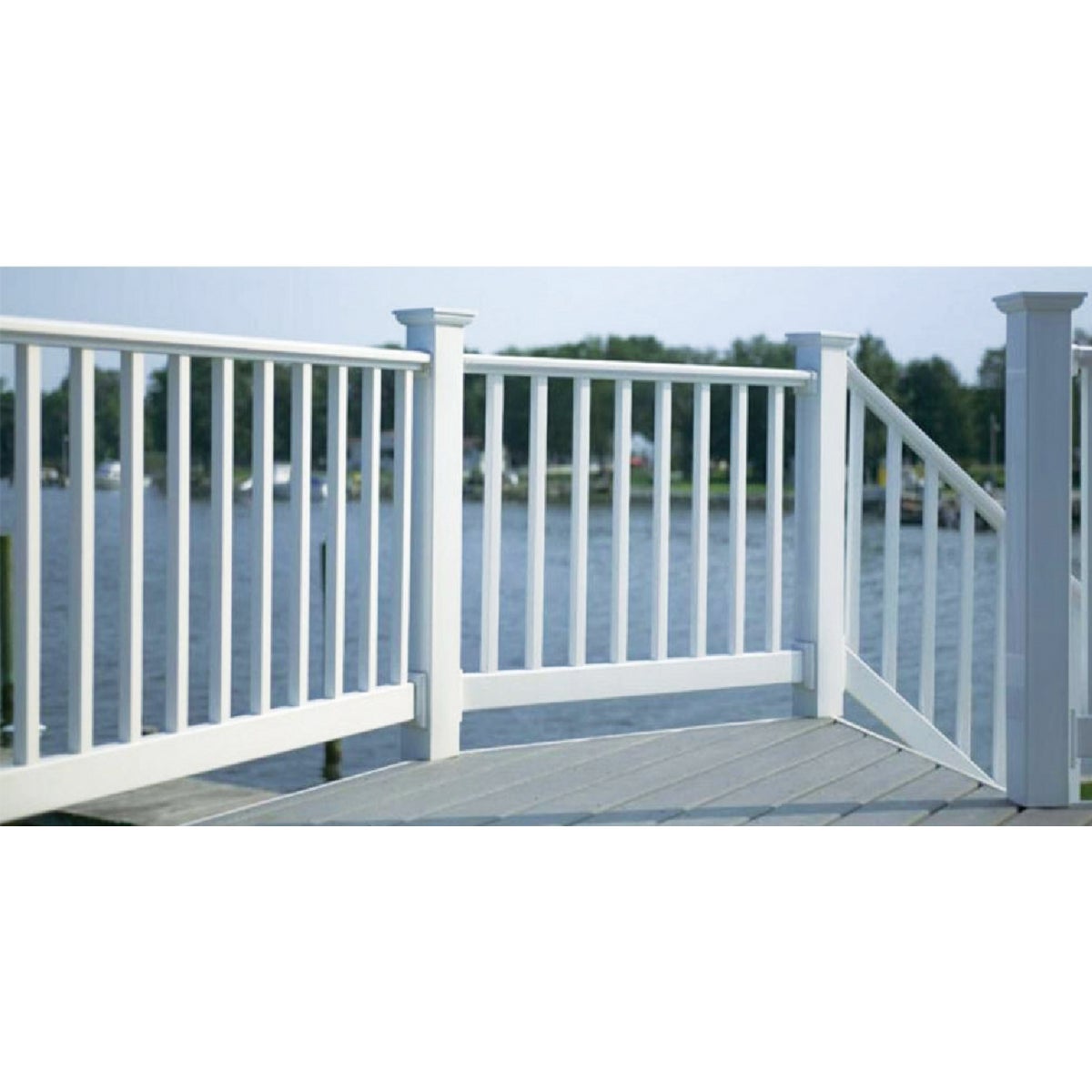 RDI 36 In. H. x 6 Ft. L. Vinyl Original Railing