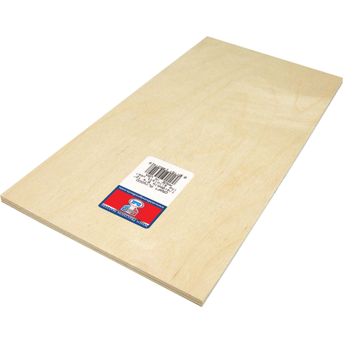 Midwest Products 1/4 In. x 6 In. x 12 In. Birch Plywood