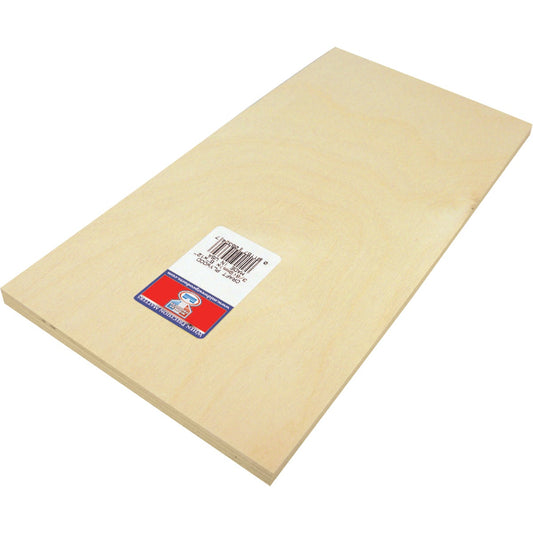 Midwest Products 3/8 In. x 6 In. x 12 In. Birch Plywood