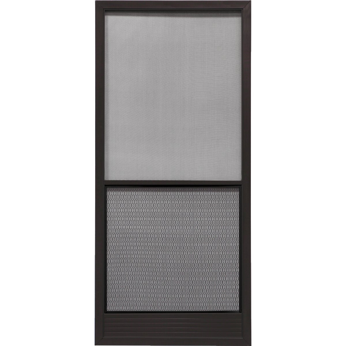 Precision Screen Capri 32 In. W x 80 In. H x 7/8 In. Thick Bronze Steel Screen Door