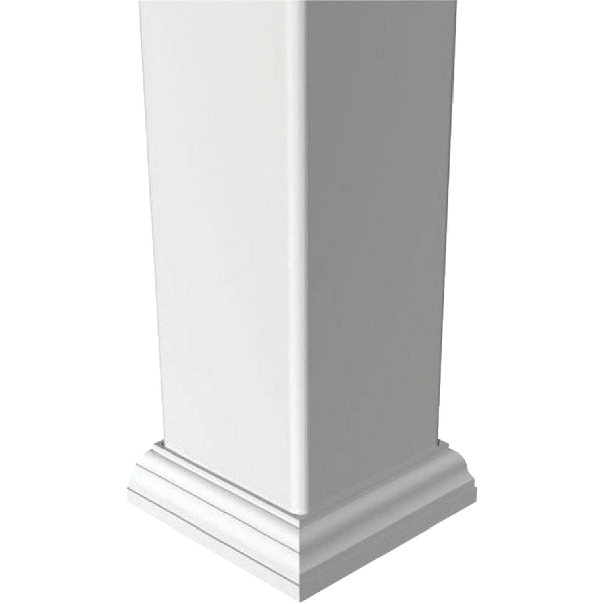 RDI Crossover Product 4 In. x 4 In. White Vinyl New England Post Base Trim Ring