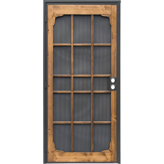 Precision Woodguard 36 In. W x 80 In. H Wood Insert Steel Security Door