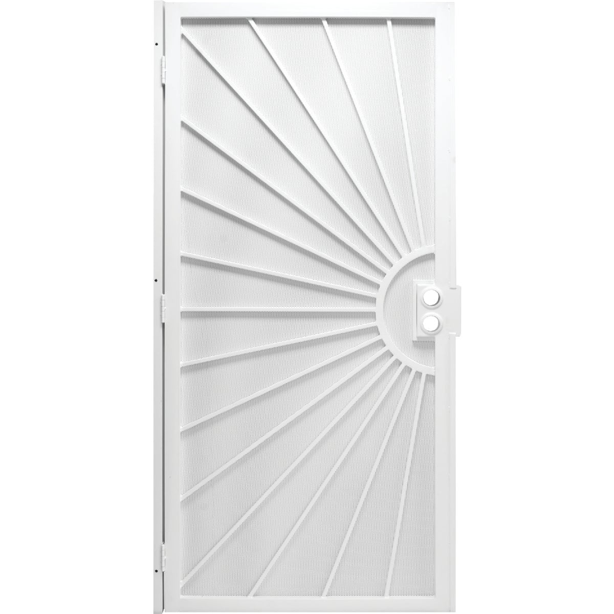 Precision Del Sol 36 In. W x 80 In. H White Steel Security Door