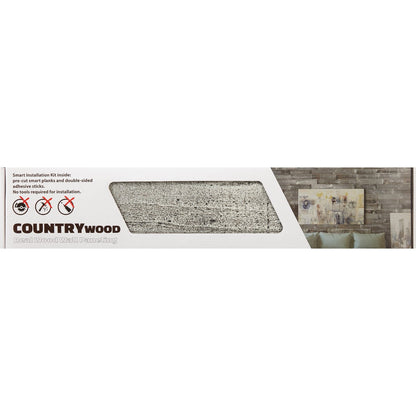 Smart Paneling 4-15/16 In W. x 23.75 In. L x 1/4 In. Thick Hardwood Country Wood Wall Plank (12-Pack)