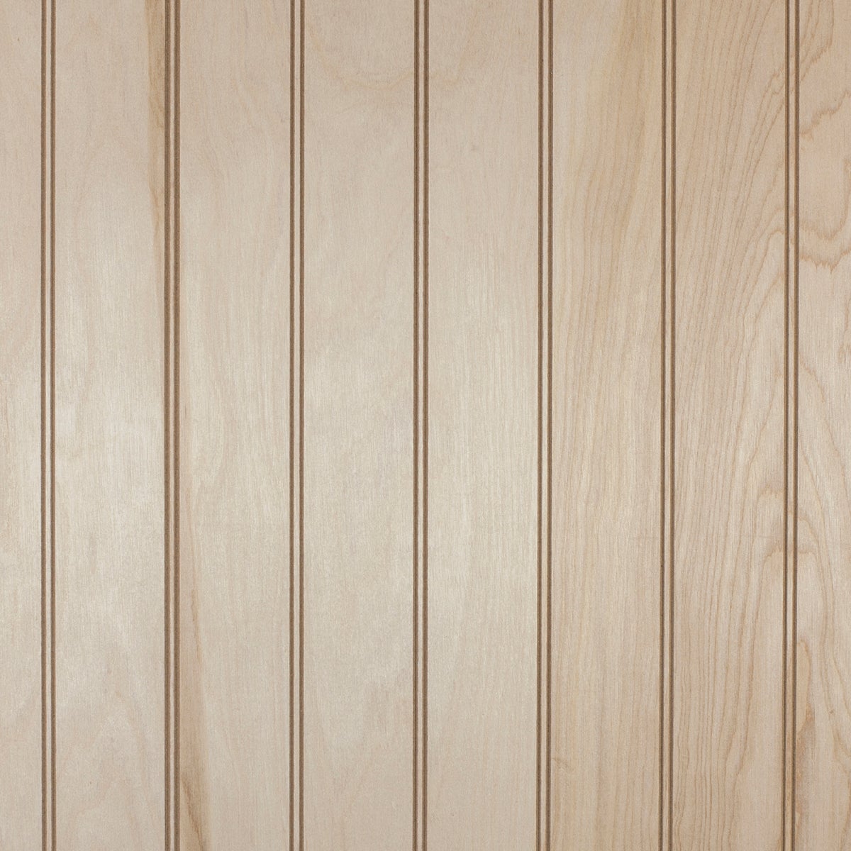 Global Product Sourcing 4 Ft. x 8 Ft. x 1/4 In. Barrington Birch Beaded Classic Wood Veneer Wall Paneling