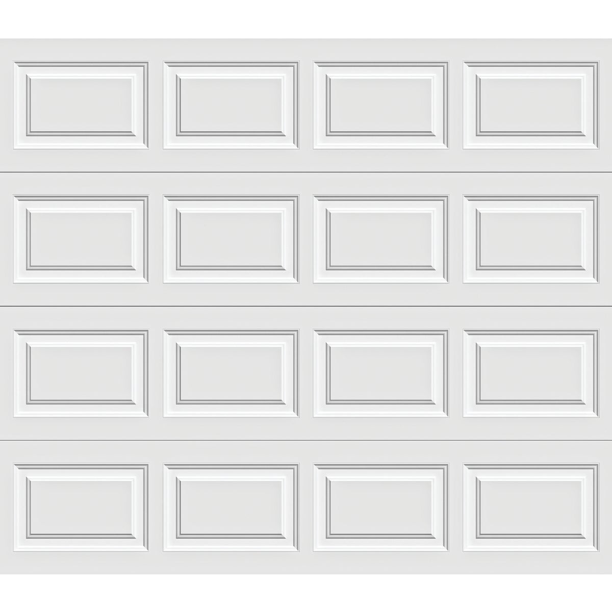 Holmes Gold Series 9 Ft. W x 7 Ft. H White Insulated Steel Garage Door w/EZ-Set Torsion Spring