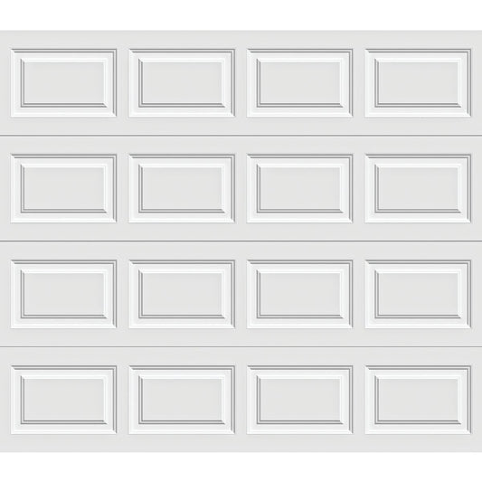 Holmes Gold Series 9 Ft. W x 7 Ft. H White Insulated Steel Garage Door w/EZ-Set Torsion Spring