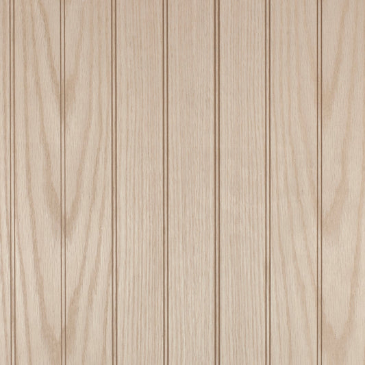 Global Product Sourcing 4 Ft. x 8 Ft. x 1/4 In. Vintage Oak Beaded Classic Wood Veneer Wall Paneling