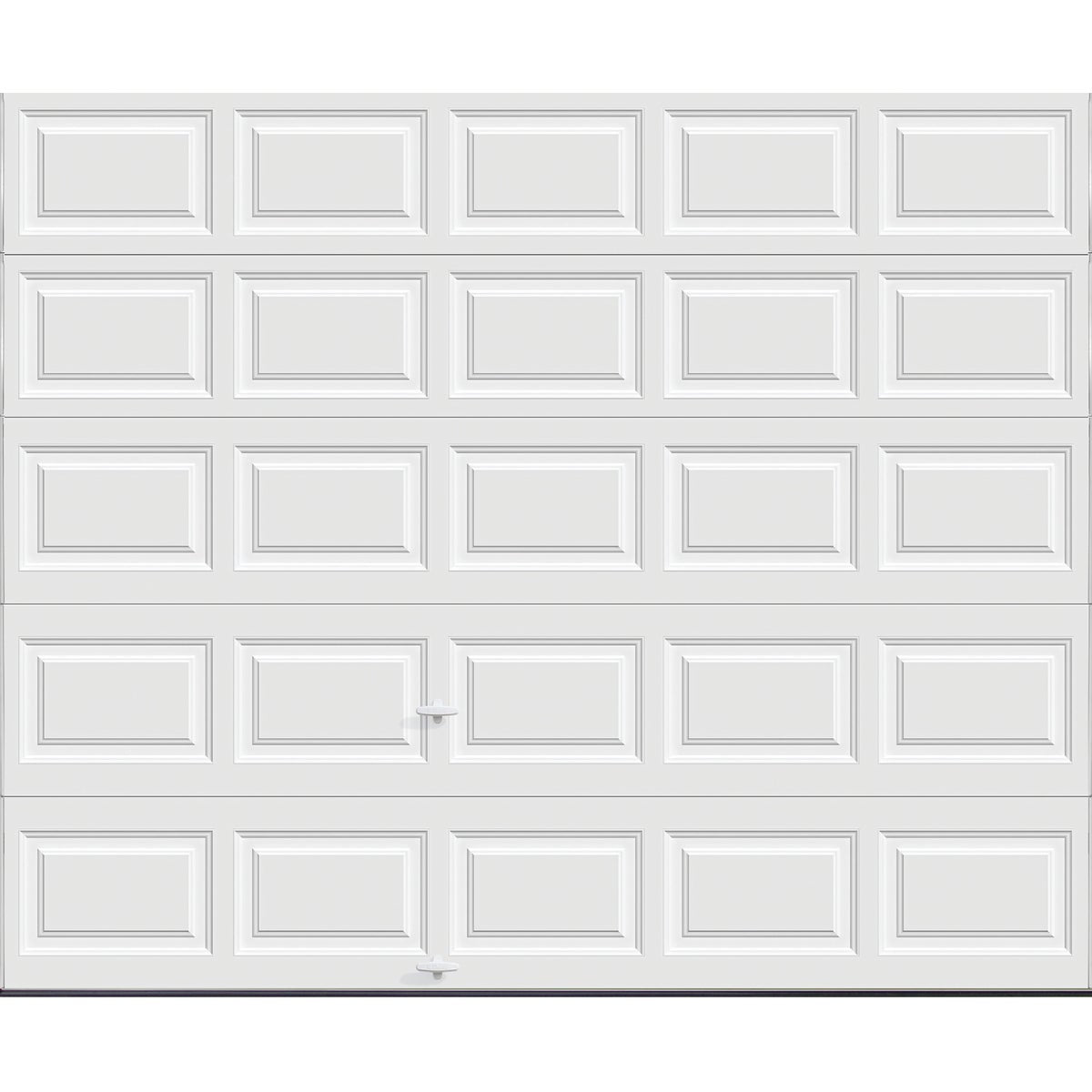 Holmes Gold Series 10 Ft. W x 8 Ft. H White Insulated Steel Garage Door w/EZ-Set Torsion Spring