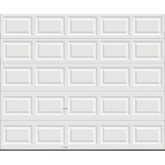 Holmes Gold Series 10 Ft. W x 8 Ft. H White Insulated Steel Garage Door w/EZ-Set Torsion Spring