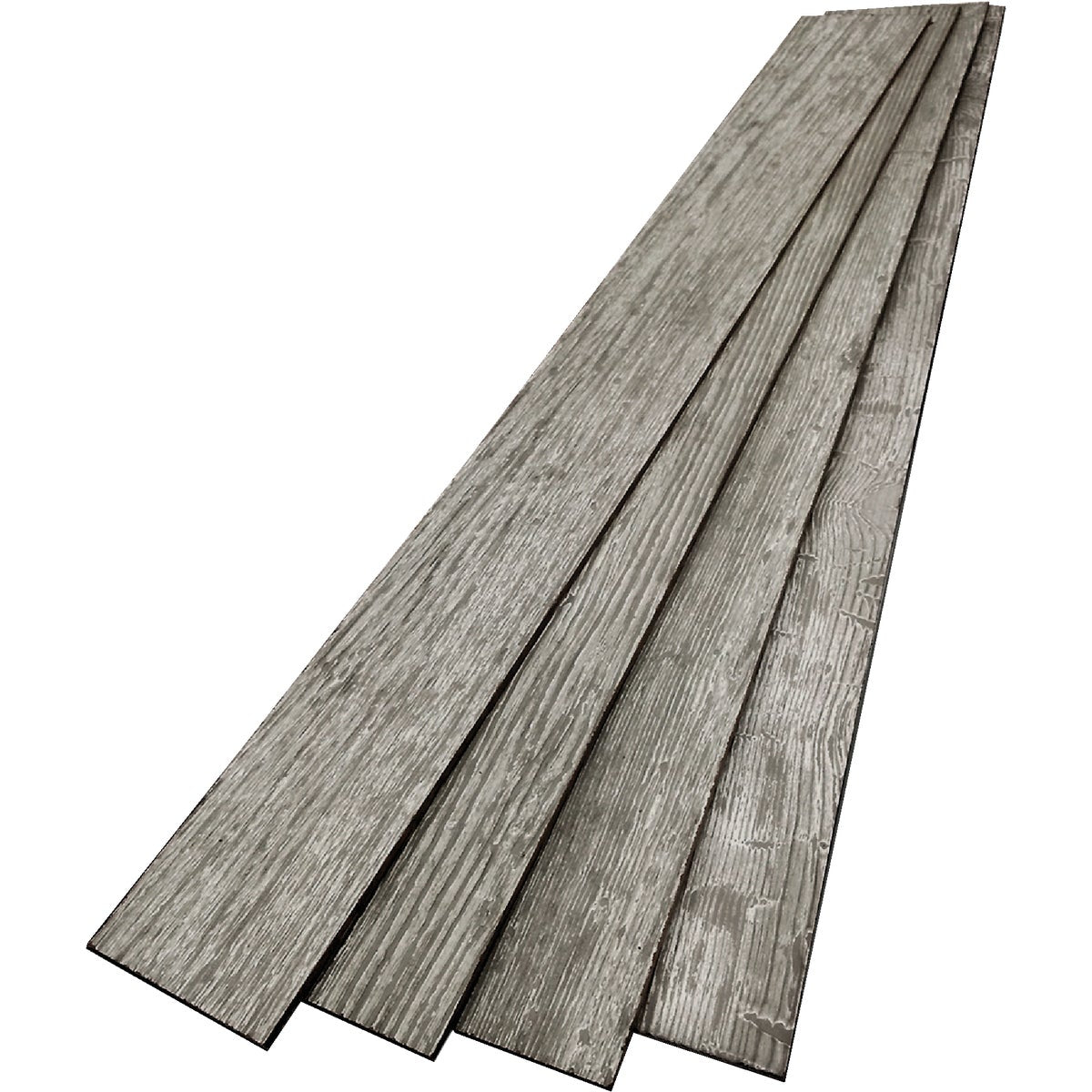 DPI 6 In. W. x 48 In. L. x 1/4 In. Thick Thunder Gray Rustic Wall Plank (12-Pack)