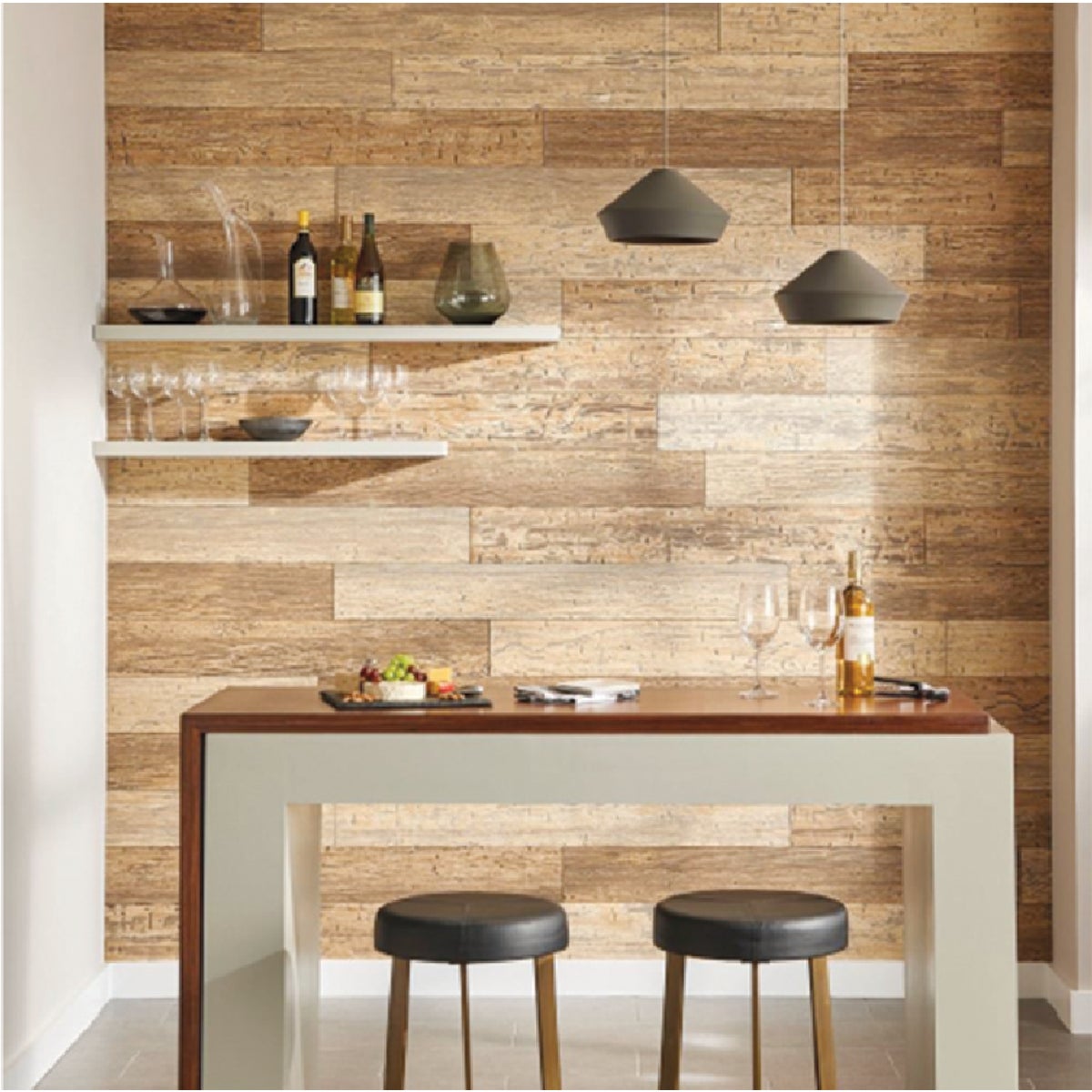 DPI 6 In. W. x 48 In. L. x 1/4 In. Thick Driftwood Rustic Wall Plank (12-Pack)