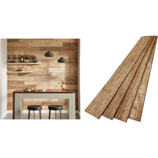 DPI 6 In. W. x 48 In. L. x 1/4 In. Thick Espresso Rustic Wall Plank (12-Pack)