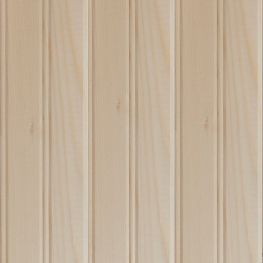 Global Product Sourcing 3-1/2 In. W. x 8 Ft. L. x 5/16 In. Thick Knotty Pine Reversible Profile Wall Plank (6-Pack)