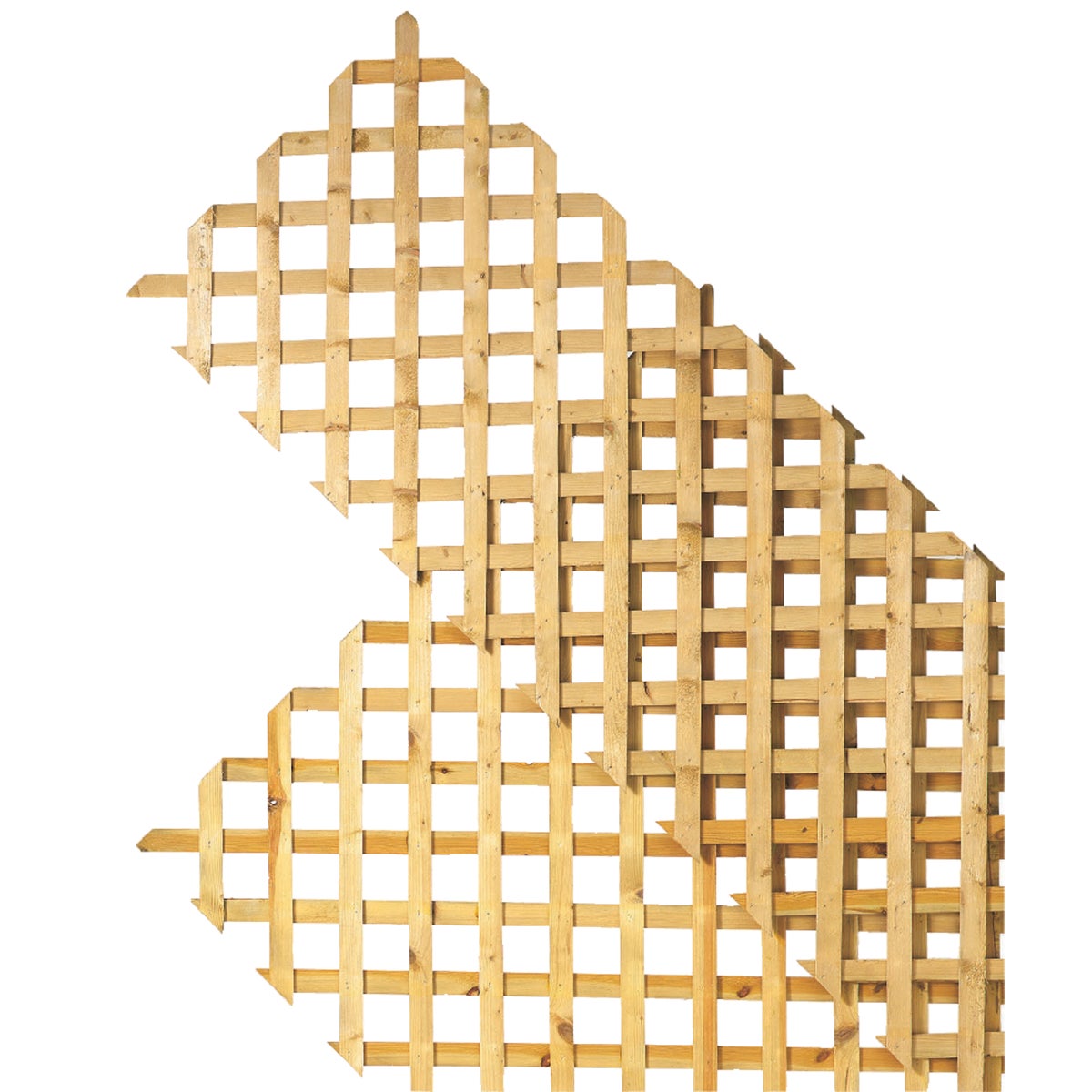 ProWood 2 Ft. W x 8 Ft. L x 1/2 In. Thick Natural Treated Wood Lattice Panel