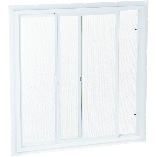 Northview 23-1/2 In. W. x 23-1/2 In. H. White PVC Single Glazed Utility Sliding Window