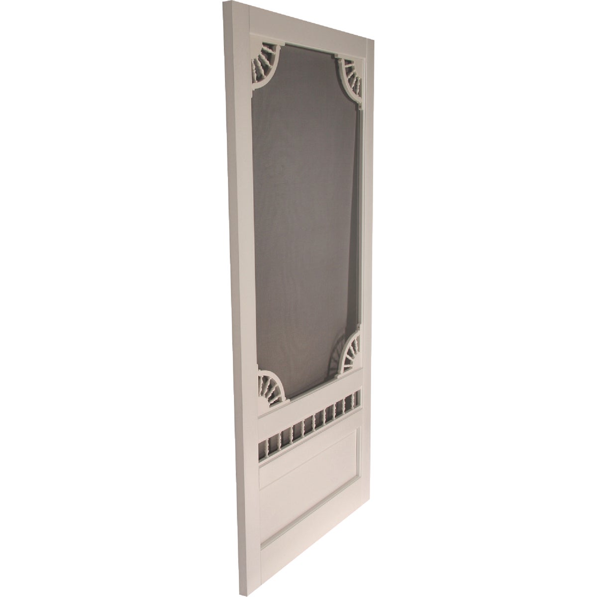 Snavely Kimberly Bay Dakota 36 In. W x 80 In. H x 1 In. Thick White Vinyl Screen Door