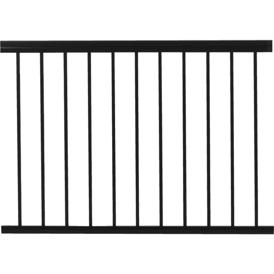 Gilpin Summit 36 In. H. x 4 Ft. L. Black Aluminum Railing