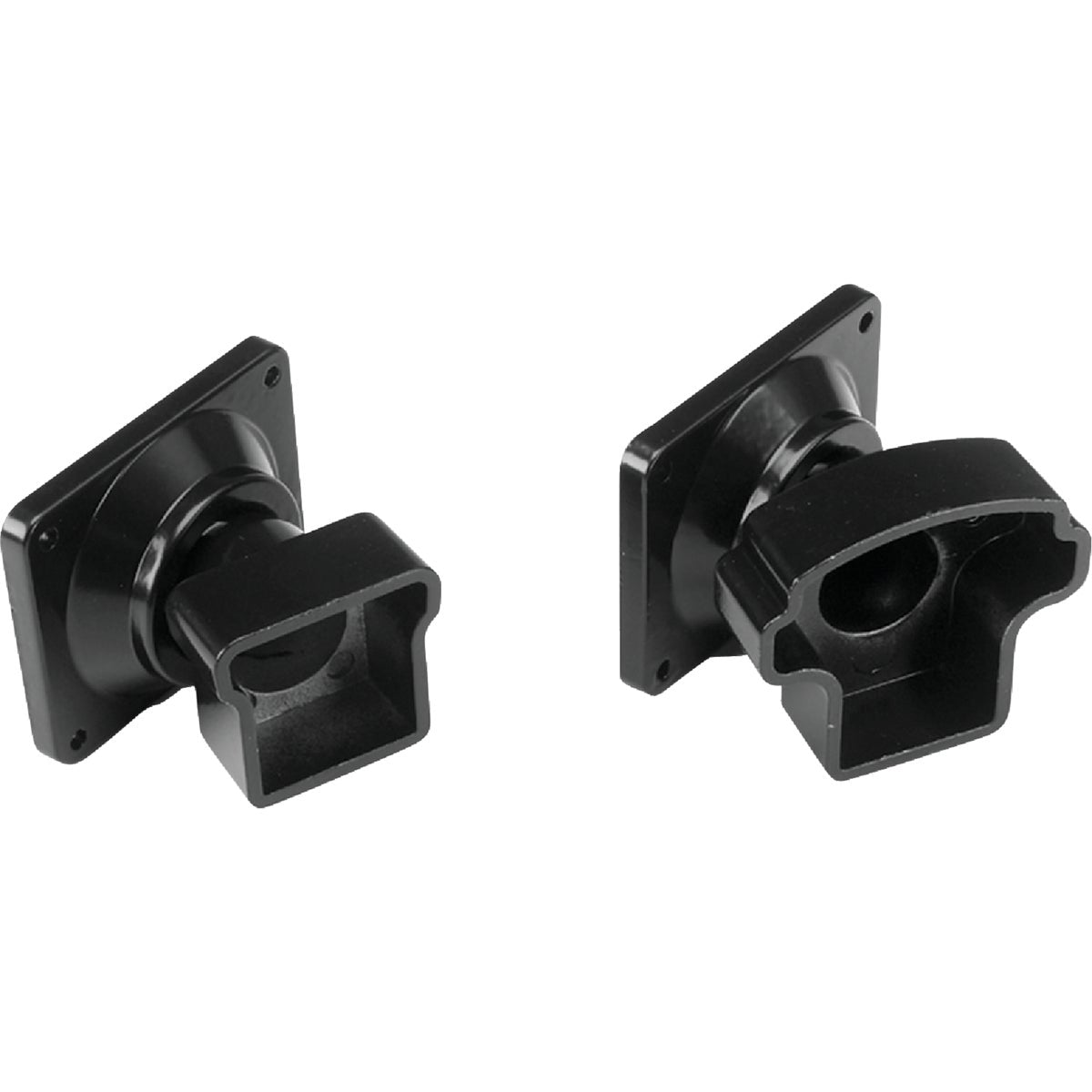 Gilpin Summit Black Powder Coated Aluminum Railing Swivel Fitting (2-Pack)