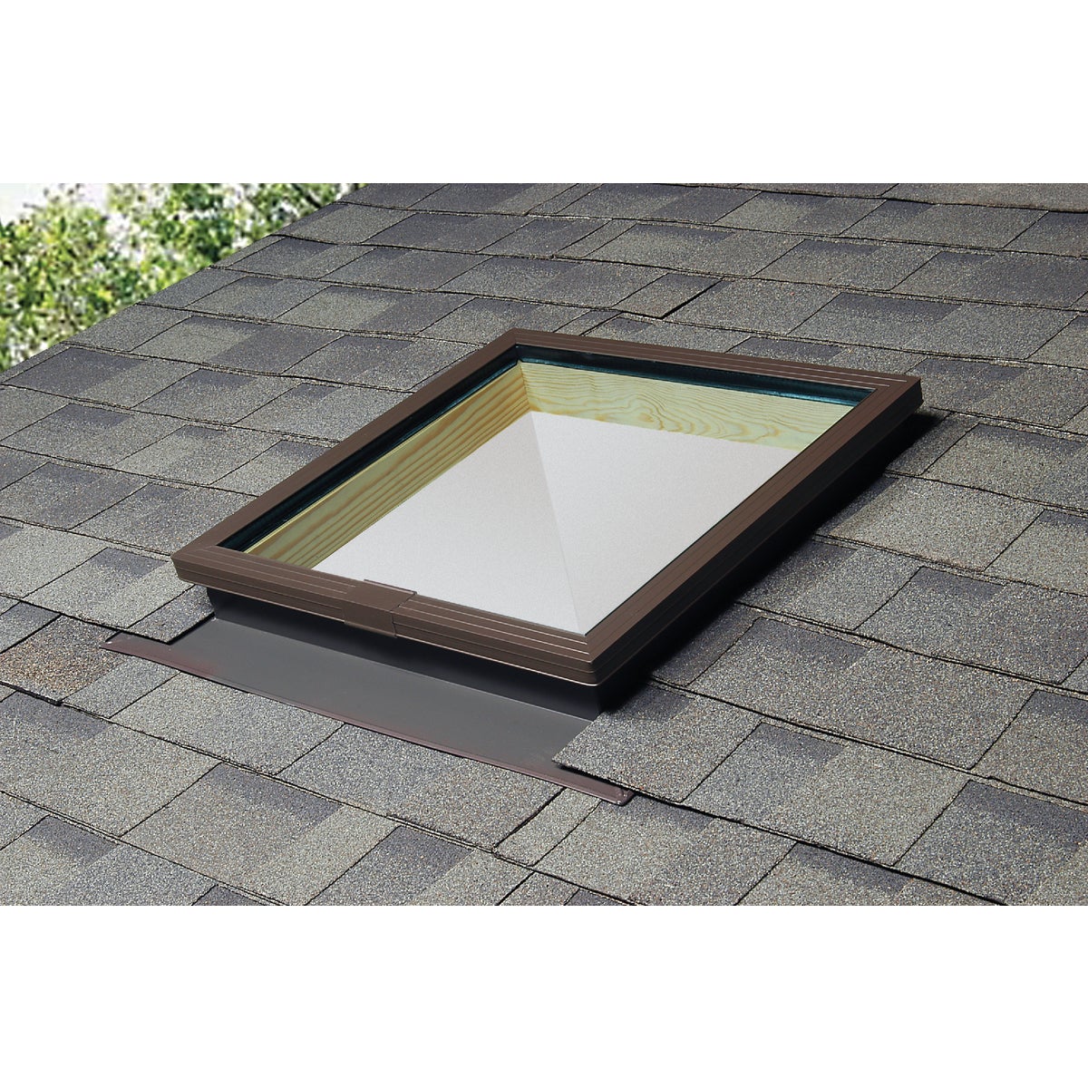 Sun Tek 24 In. x 24 In. Bronze Fixed Glass Classic Skylight