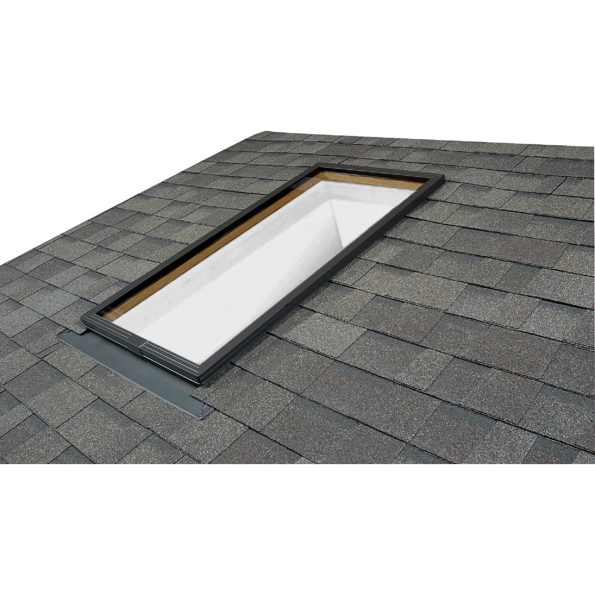 Sun Tek 24 In. x 48 In. Bronze Fixed Glass Classic Skylight