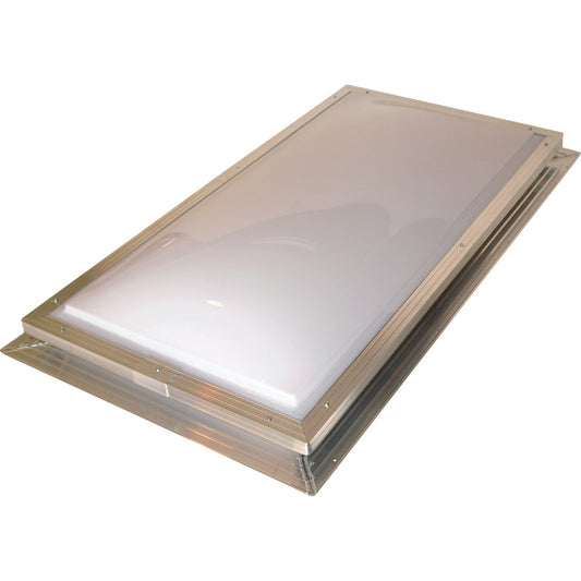 Sun Tek 24 In. x 48 In. Mill Finish Aluminum Self-Flashing Low-E Insulated Skylight