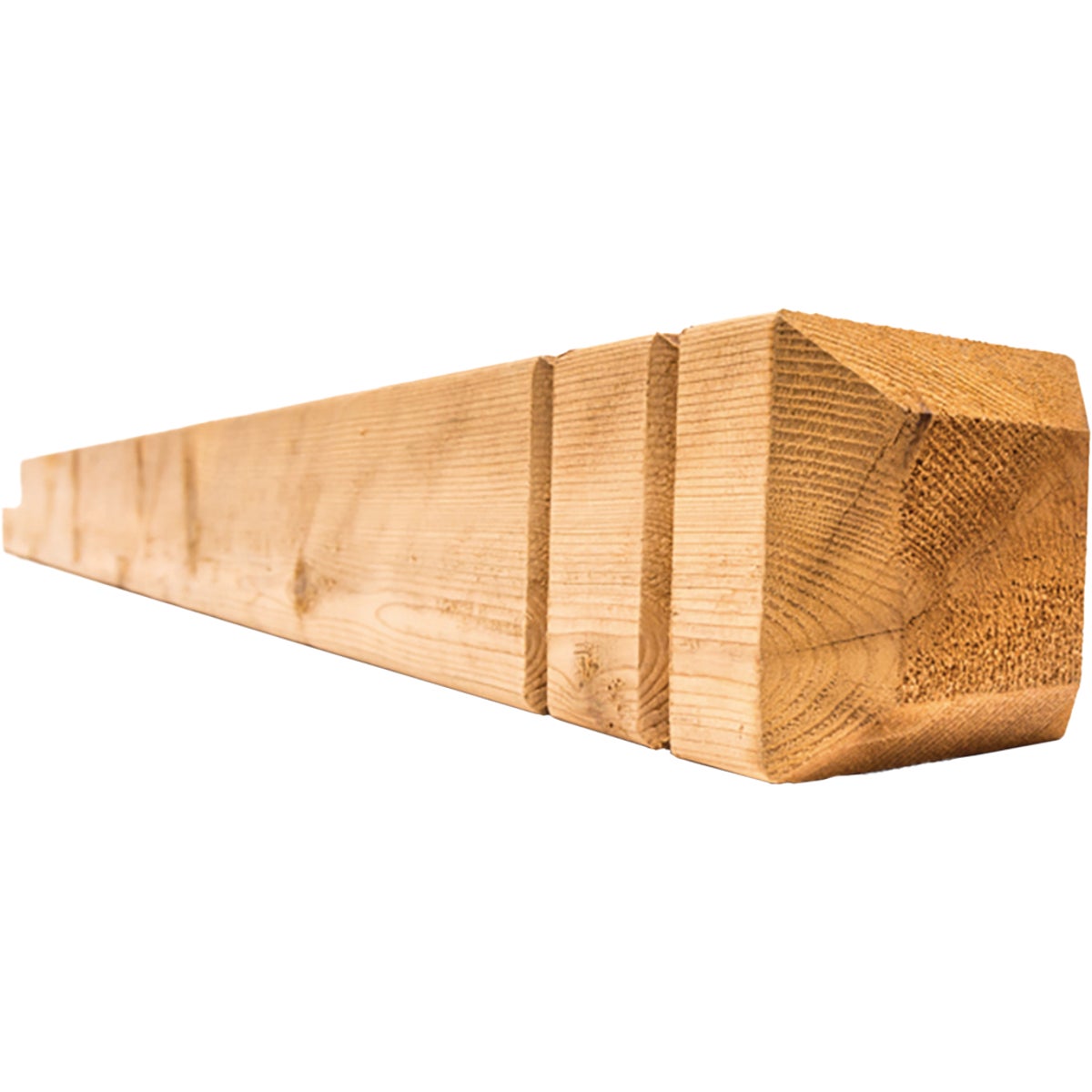 Real Wood Products 4 In. x 4 In. x 54 In. Chamfered Deck Post