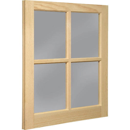 Northview Window 22 In. x 29 In. Wood 4-Lite Barn Sash