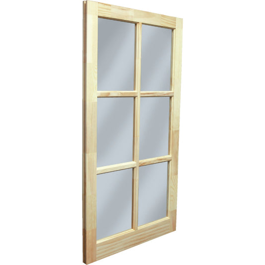 Northview Window 22 In. x 41-5/16 In. Wood 6-Lite Barn Sash