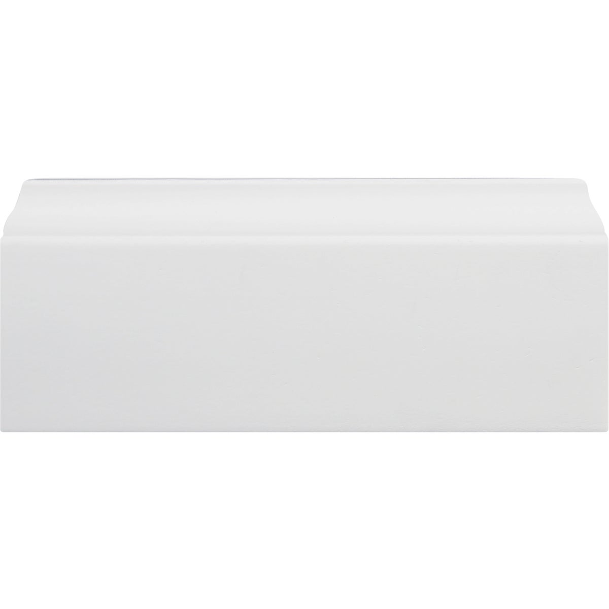 Inteplast Building Products 3/8 In. W. x 3-3/16 In. H. x 8 Ft. L. Crystal White Polystyrene Colonial Base Molding