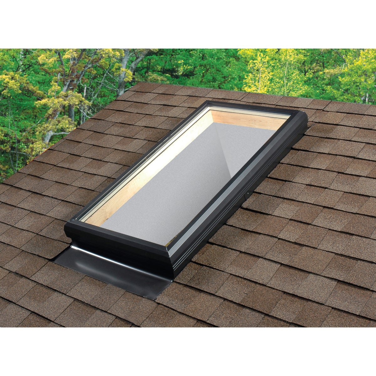 Sun Tek 24 In. x 48 In. Bronze Curb Mount Skylight