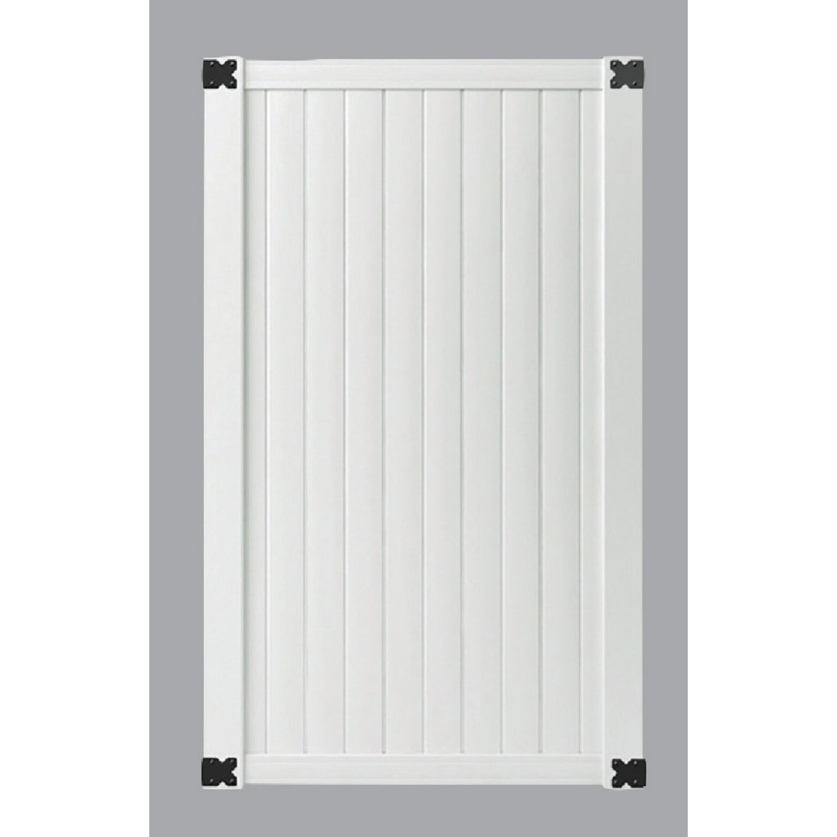 Outdoor Essentials 41-1/2 In. W. x 6 Ft. H. Standard White Vinyl Privacy Gate