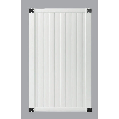 Outdoor Essentials 41-1/2 In. W. x 6 Ft. H. Standard White Vinyl Privacy Gate