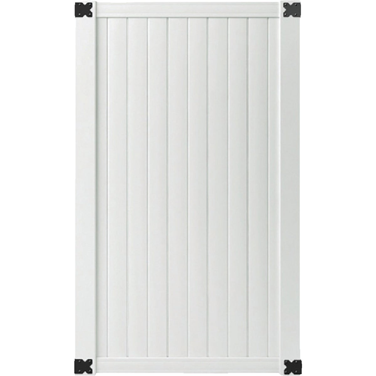 Outdoor Essentials 41-1/2 In. W. x 6 Ft. H. Standard White Vinyl Privacy Gate