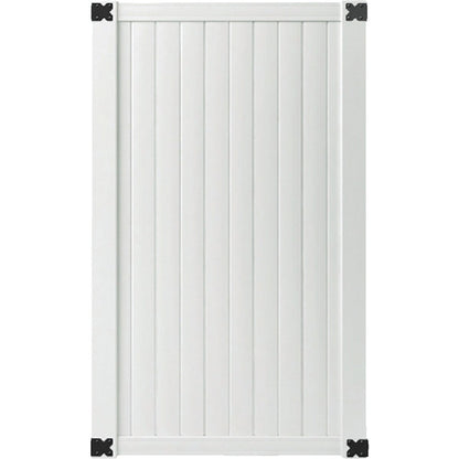 Outdoor Essentials 41-1/2 In. W. x 6 Ft. H. Standard White Vinyl Privacy Gate