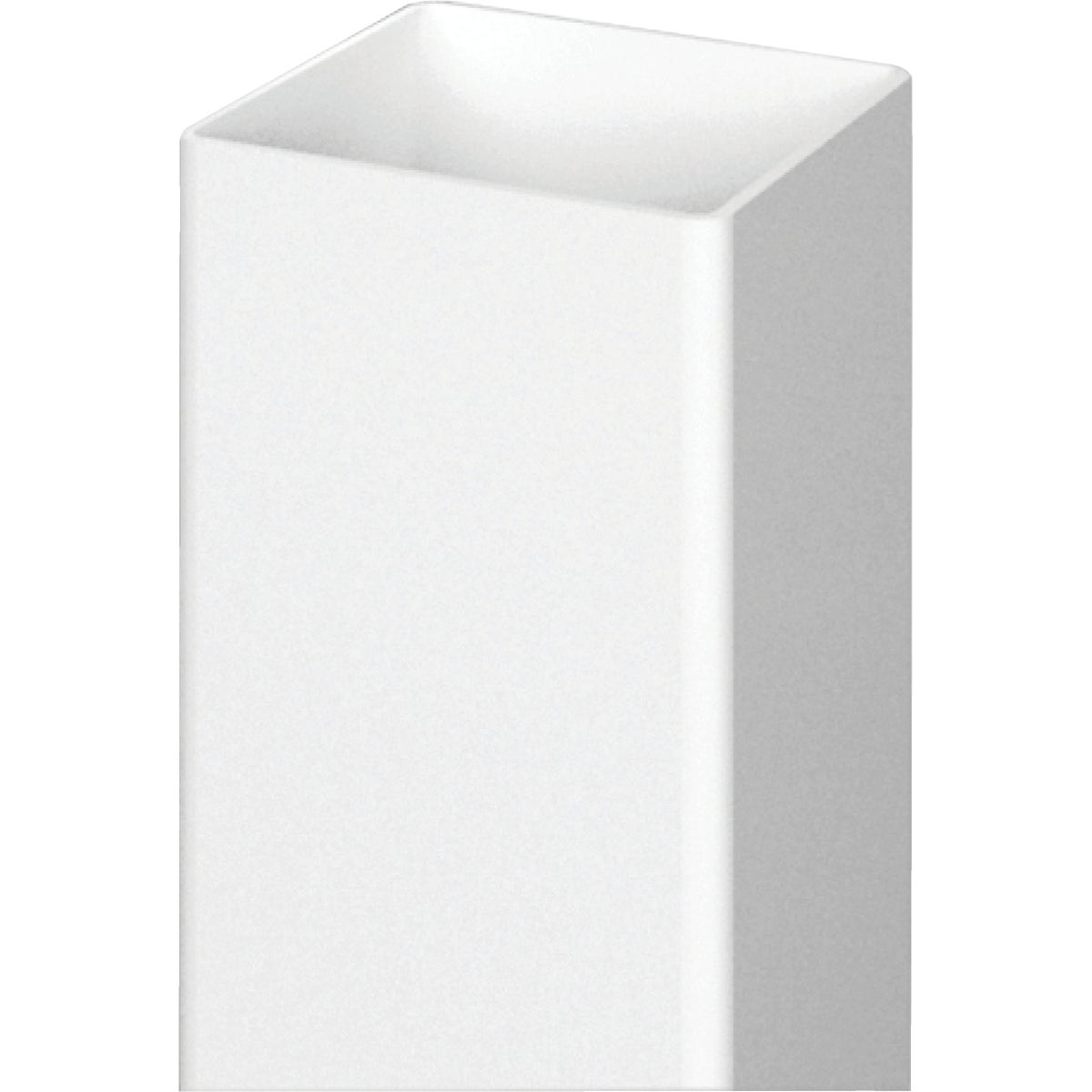 Outdoor Essentials 4 In. x 4 In. x 72 In. White Blank Vinyl Post