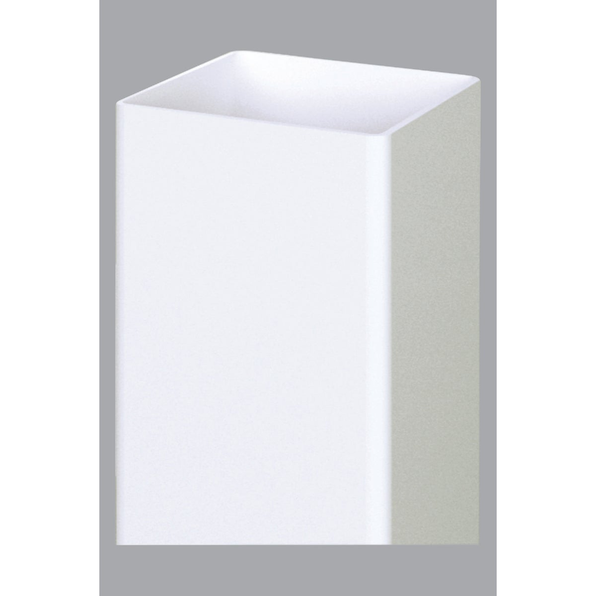 Outdoor Essentials 5 In. x 5 In. x 96 In. White Blank Vinyl Post