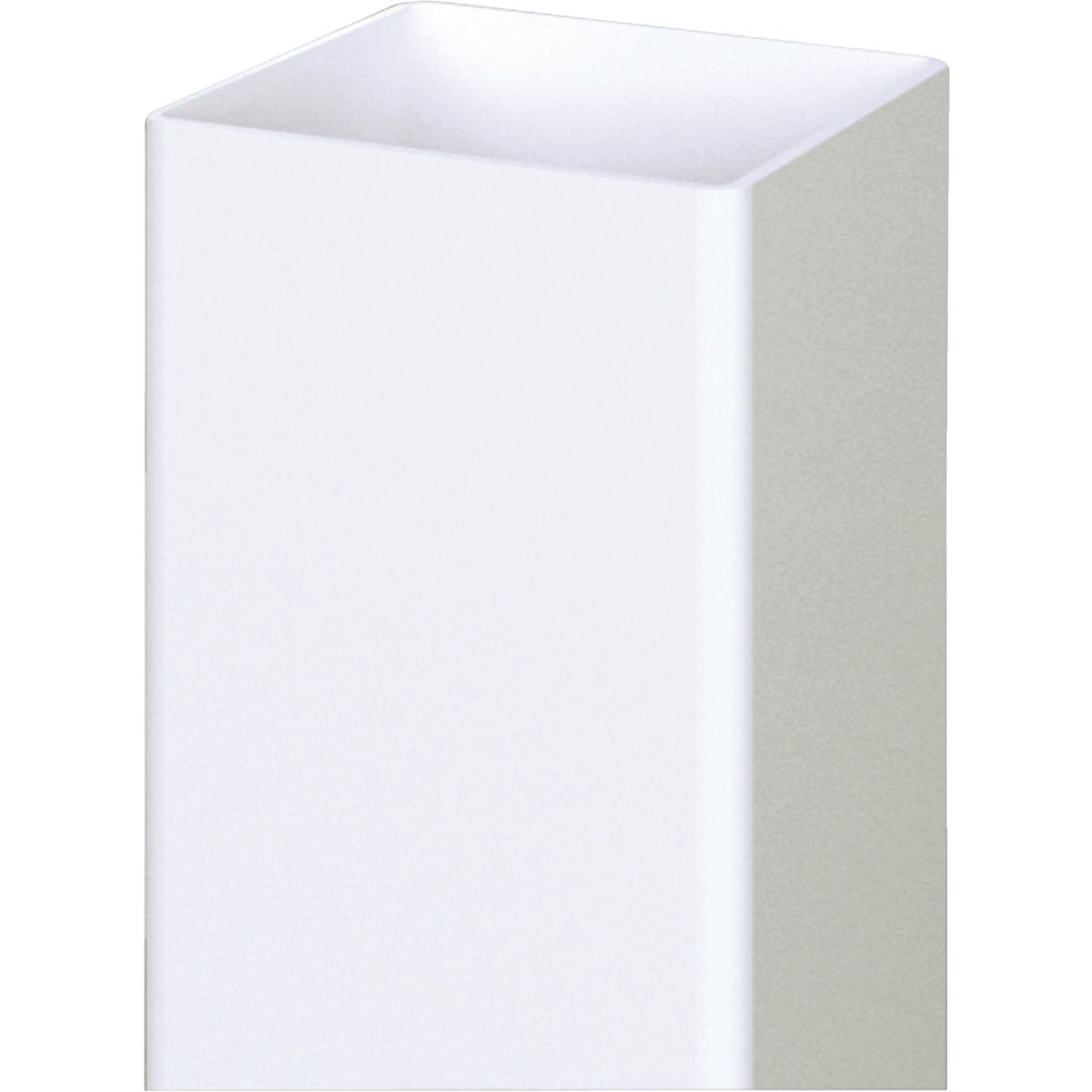 Outdoor Essentials 5 In. x 5 In. x 96 In. White Blank Vinyl Post