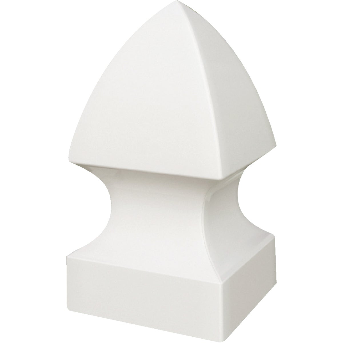 Outdoor Essentials 4 In. x 4 In. White Gothic Vinyl Post Cap