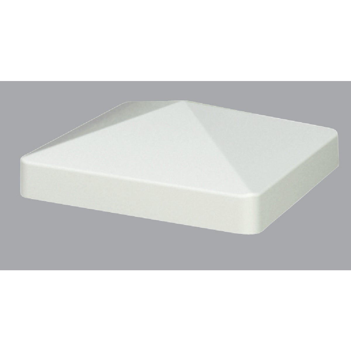 Outdoor Essentials 4 In. x 4 In. White Pyramid Vinyl Post Cap