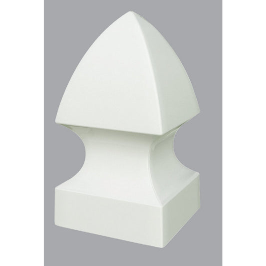 Outdoor Essentials 5 In. x 5 In. White Gothic Vinyl Post Cap