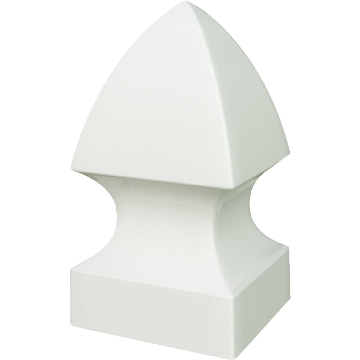 Outdoor Essentials 5 In. x 5 In. White Gothic Vinyl Post Cap