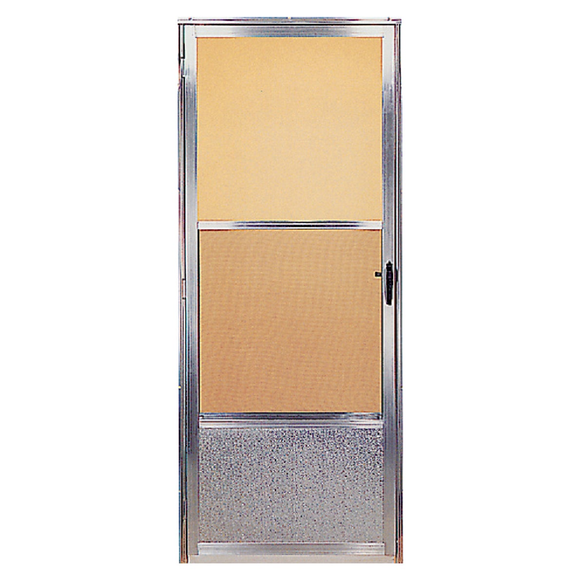 Croft Imperial Style 36 In. W x 80 In. H x 1 In. Thick Mill Self-Storing Aluminum Storm Door